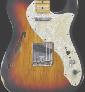 PG 3010: FENDER 1990s TELE 1968 THINLINE REISSUE